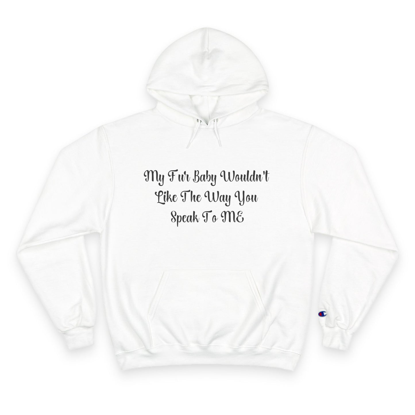 Champion Hoodie - Funny Dog Saying