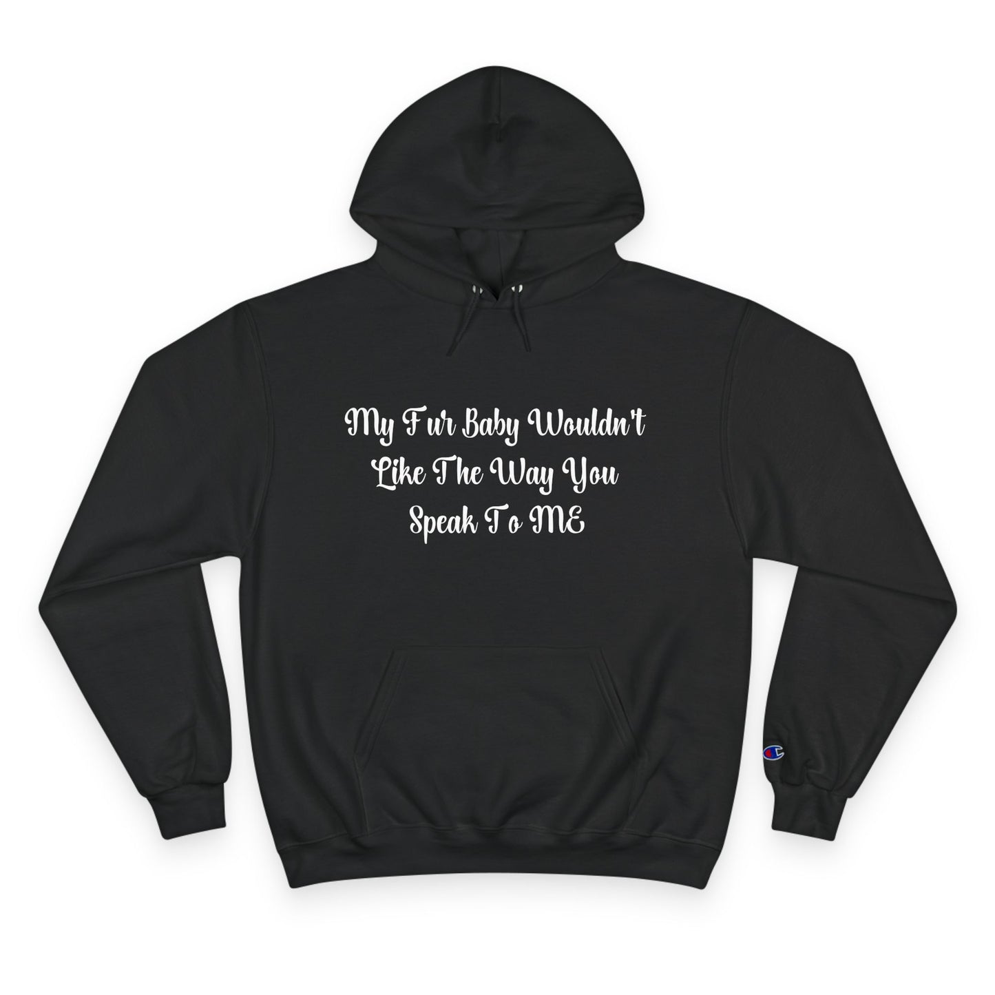 Champion Hoodie - Funny Dog Saying