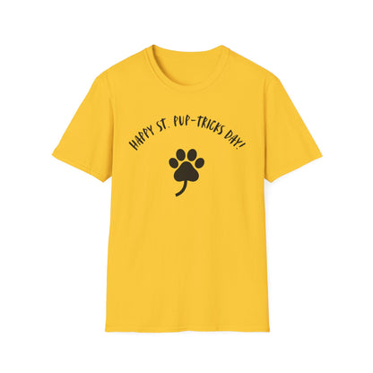 Happy St. Pup-Tricks Day T-Shirt for Dog Lovers