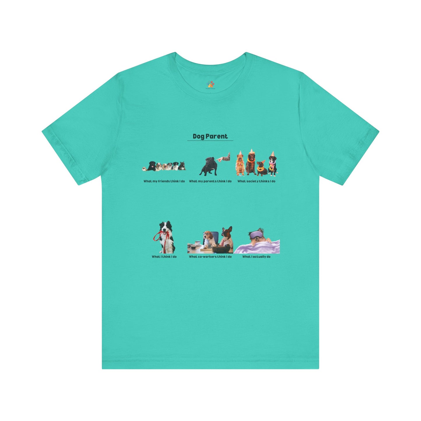 Funny Dog T-Shirt Meme - Color