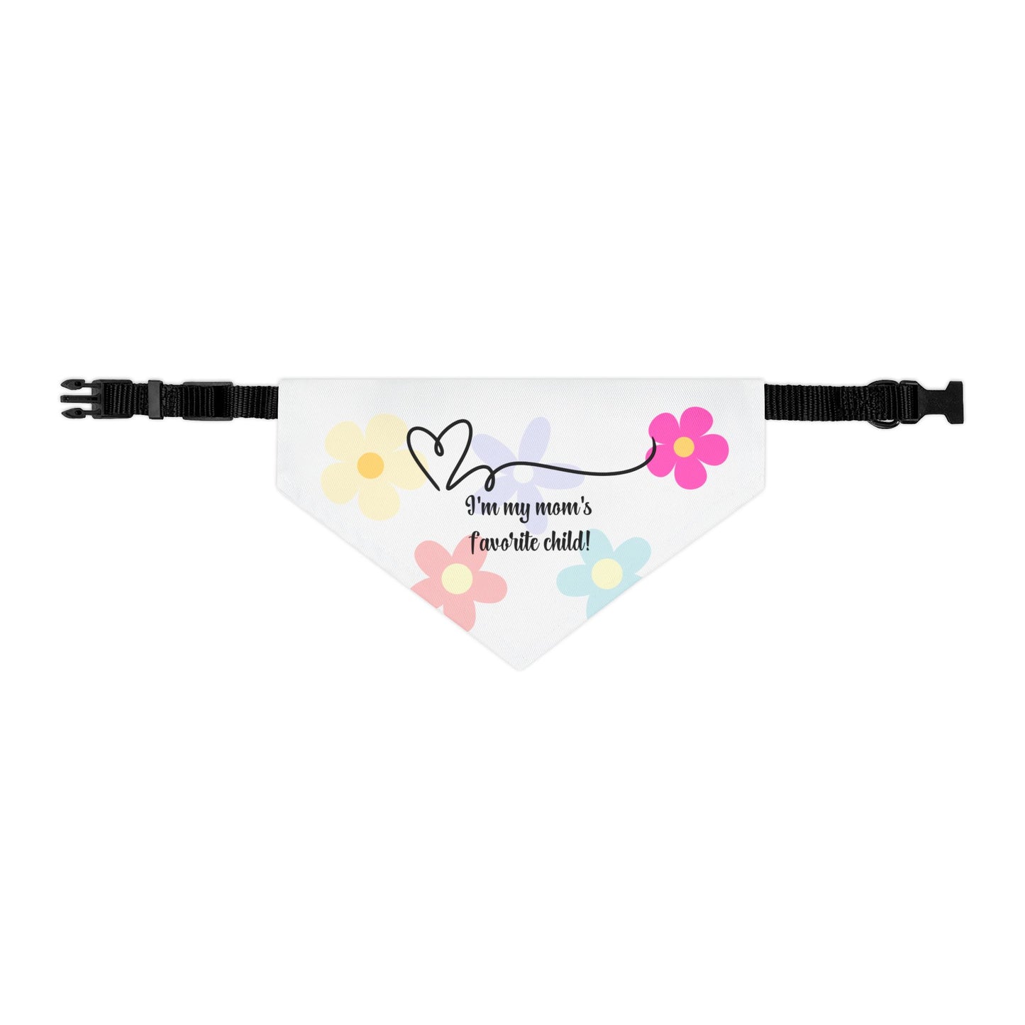 Flower Pet Bandana Collar