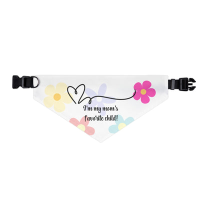 Flower Pet Bandana Collar