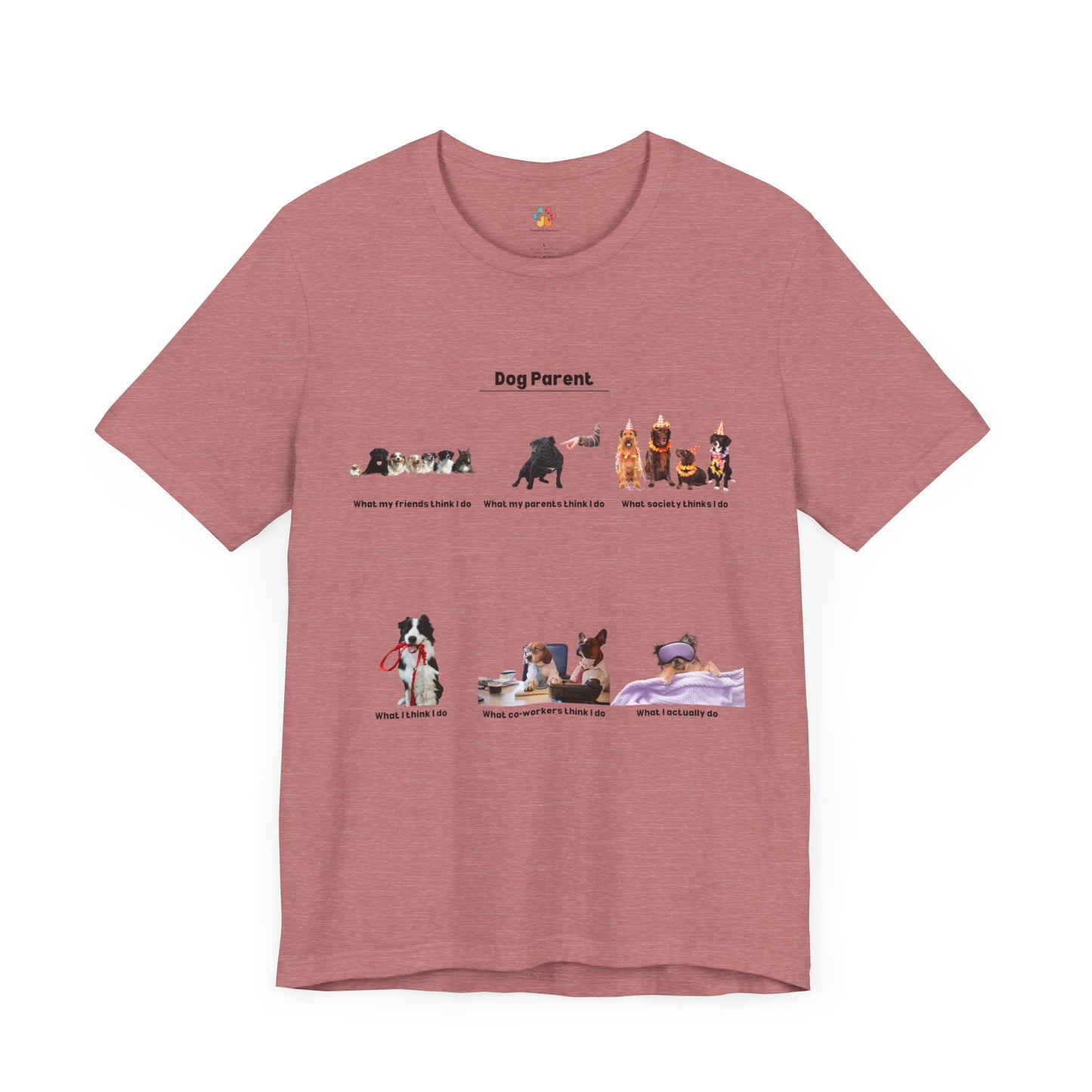 Funny Dog T-Shirt Meme - Color