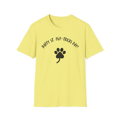 Happy St. Pup-Tricks Day T-Shirt for Dog Lovers