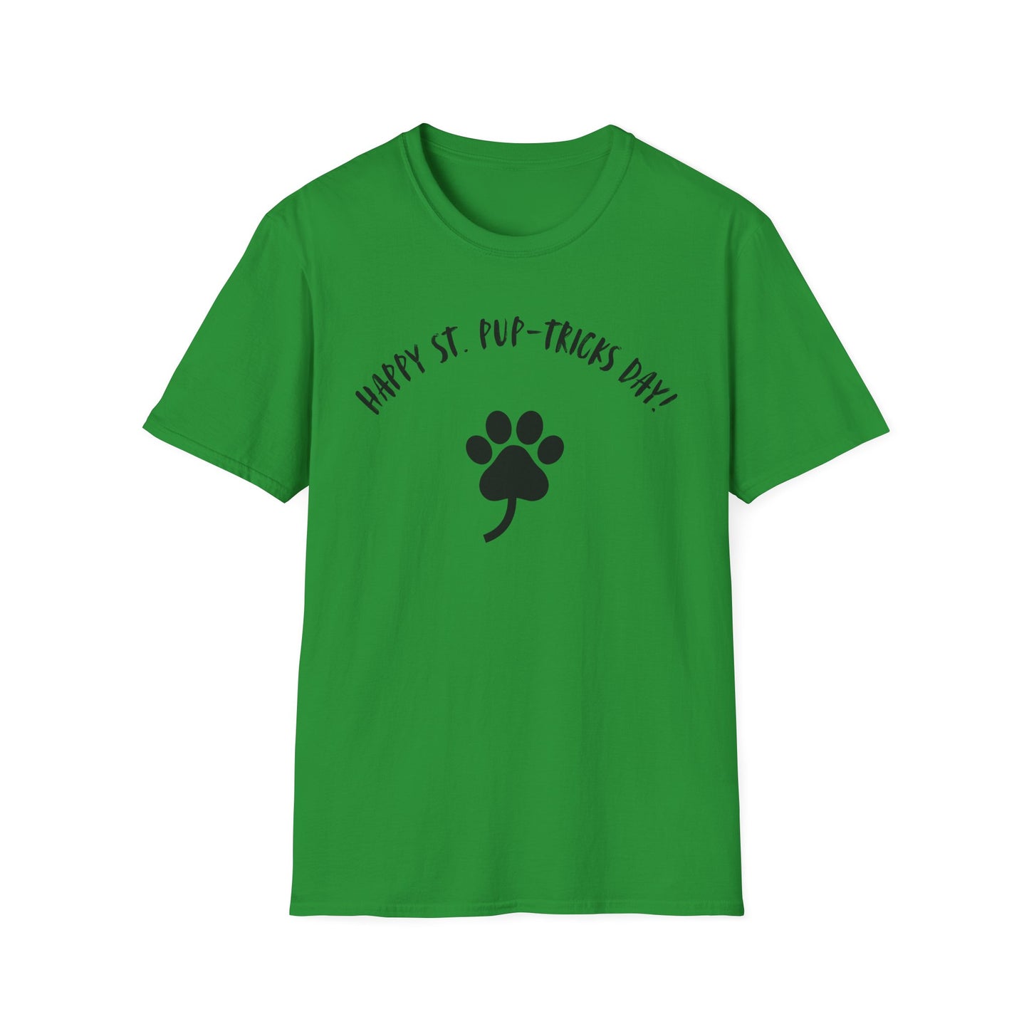 Happy St. Pup-Tricks Day T-Shirt for Dog Lovers