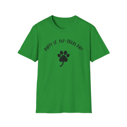 Happy St. Pup-Tricks Day T-Shirt for Dog Lovers