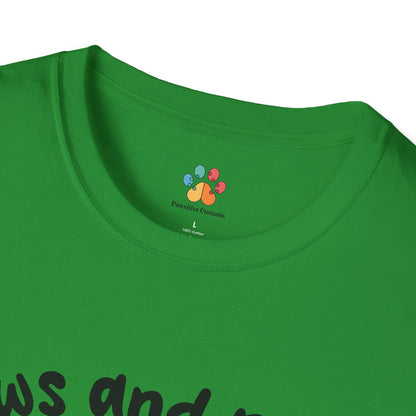 St. Patrick's Day Dog T-Shirt: Paws and Pints Shamrock Tee