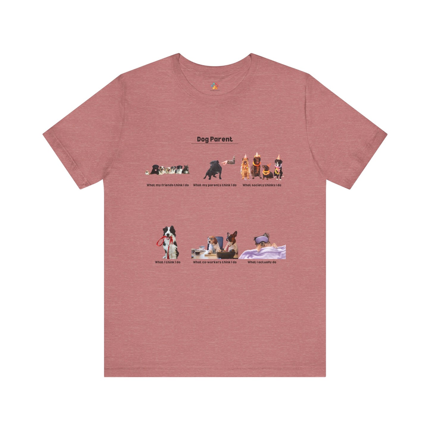 Funny Dog T-Shirt Meme - Color