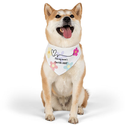 Flower Pet Bandana Collar