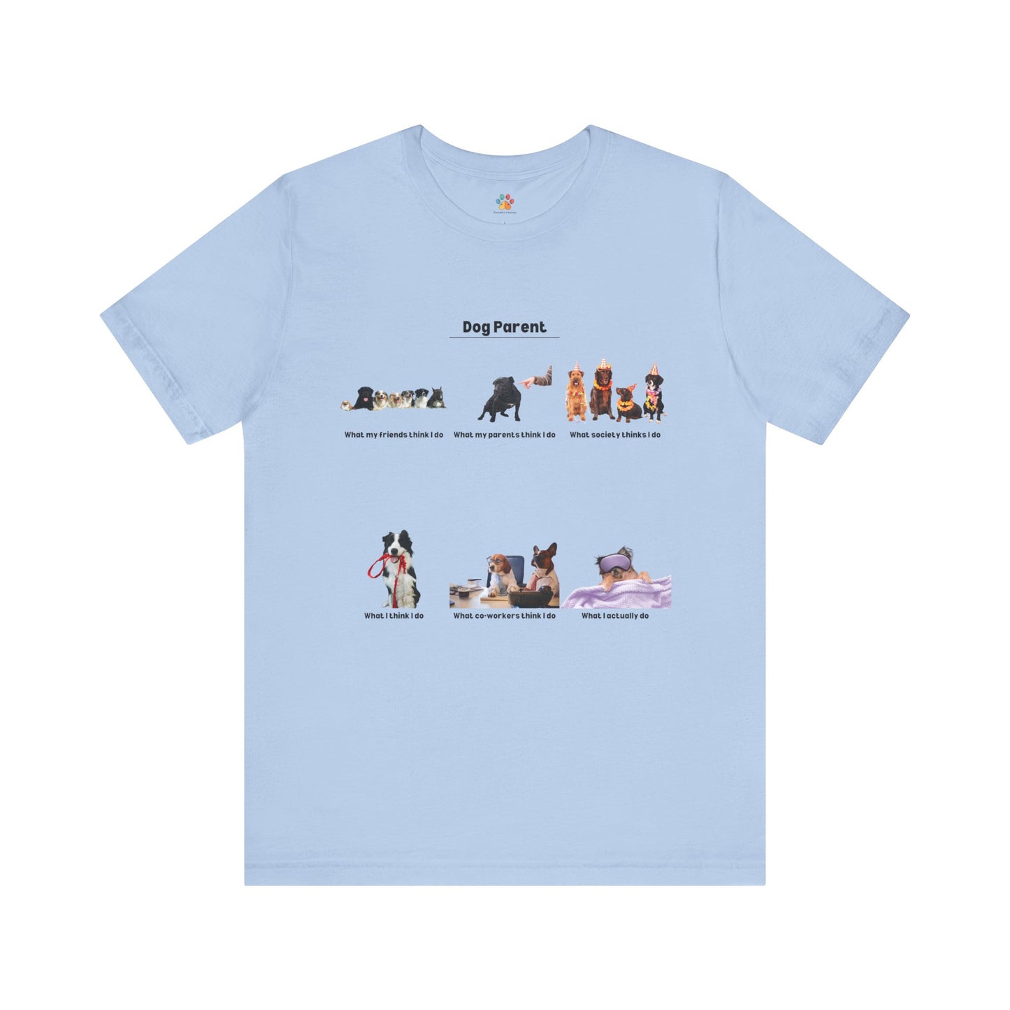 Funny Dog T-Shirt Meme - Color