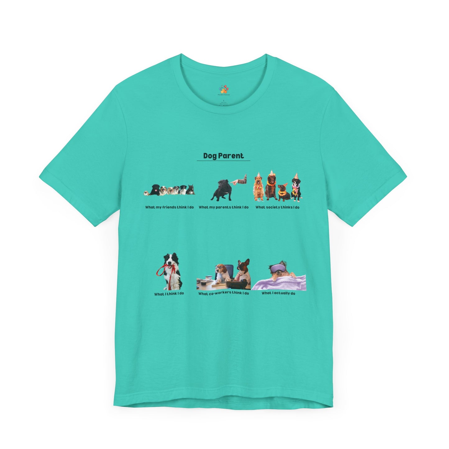 Funny Dog T-Shirt Meme - Color