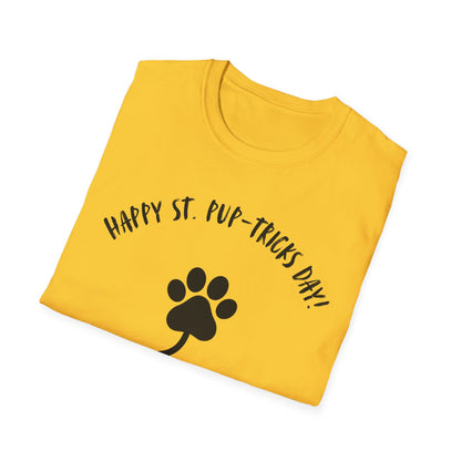 Happy St. Pup-Tricks Day T-Shirt for Dog Lovers