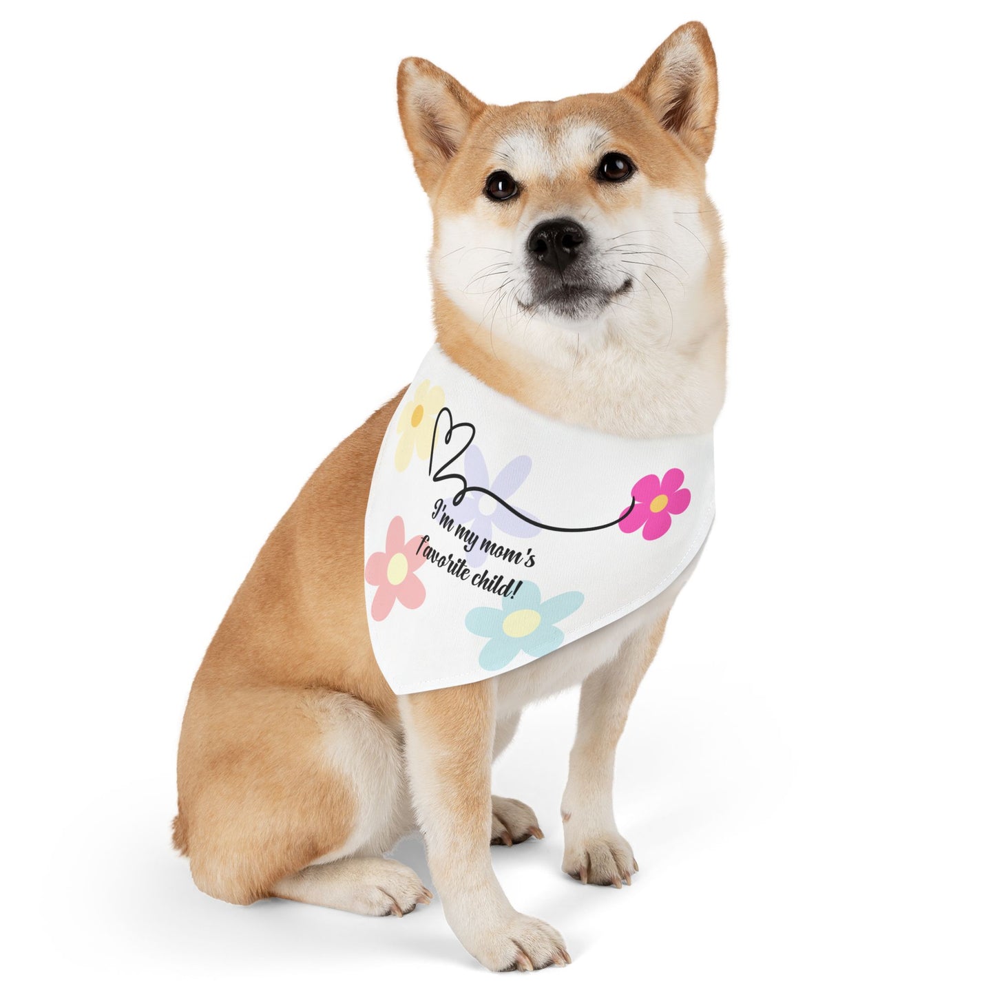 Flower Pet Bandana Collar