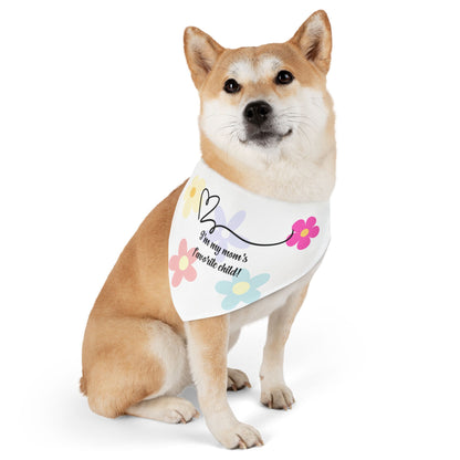 Flower Pet Bandana Collar