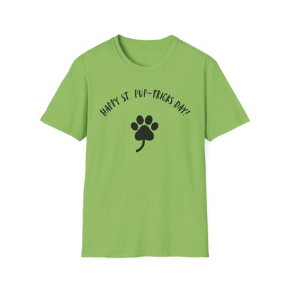 Happy St. Pup-Tricks Day T-Shirt for Dog Lovers