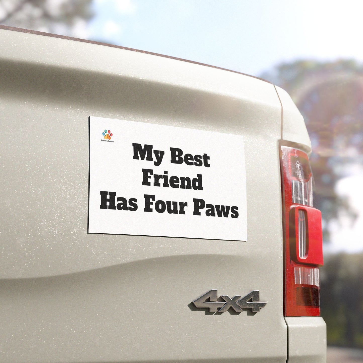 My Best Friend Has Four Paws - Car Magnets