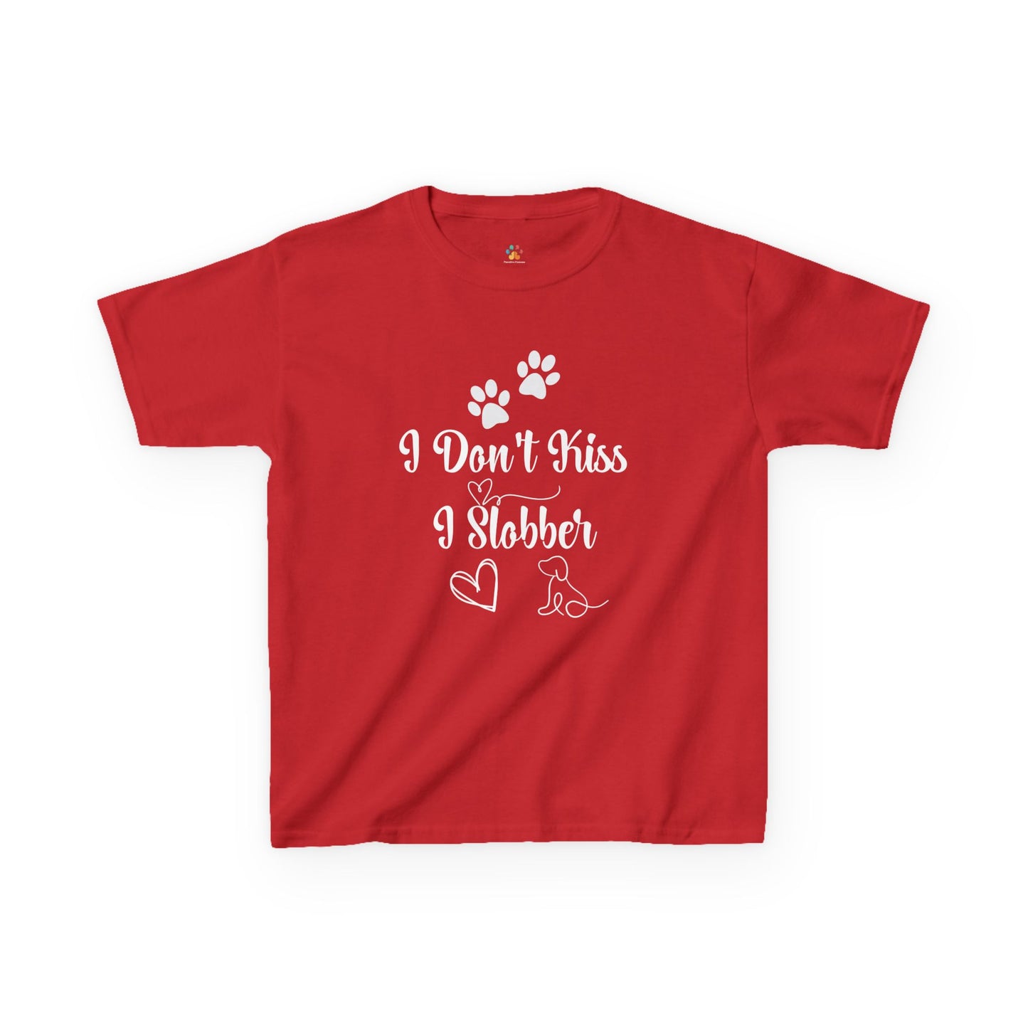 "I Don't Kiss, I Slobber" - Kids T-Shirt