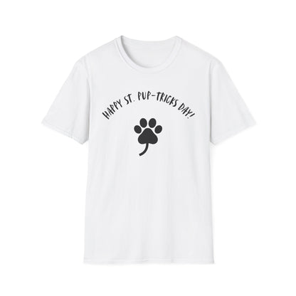 Happy St. Pup-Tricks Day T-Shirt for Dog Lovers