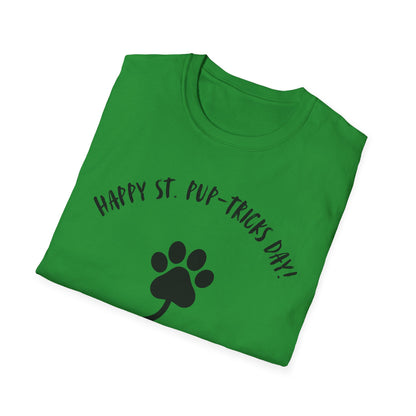 Happy St. Pup-Tricks Day T-Shirt for Dog Lovers