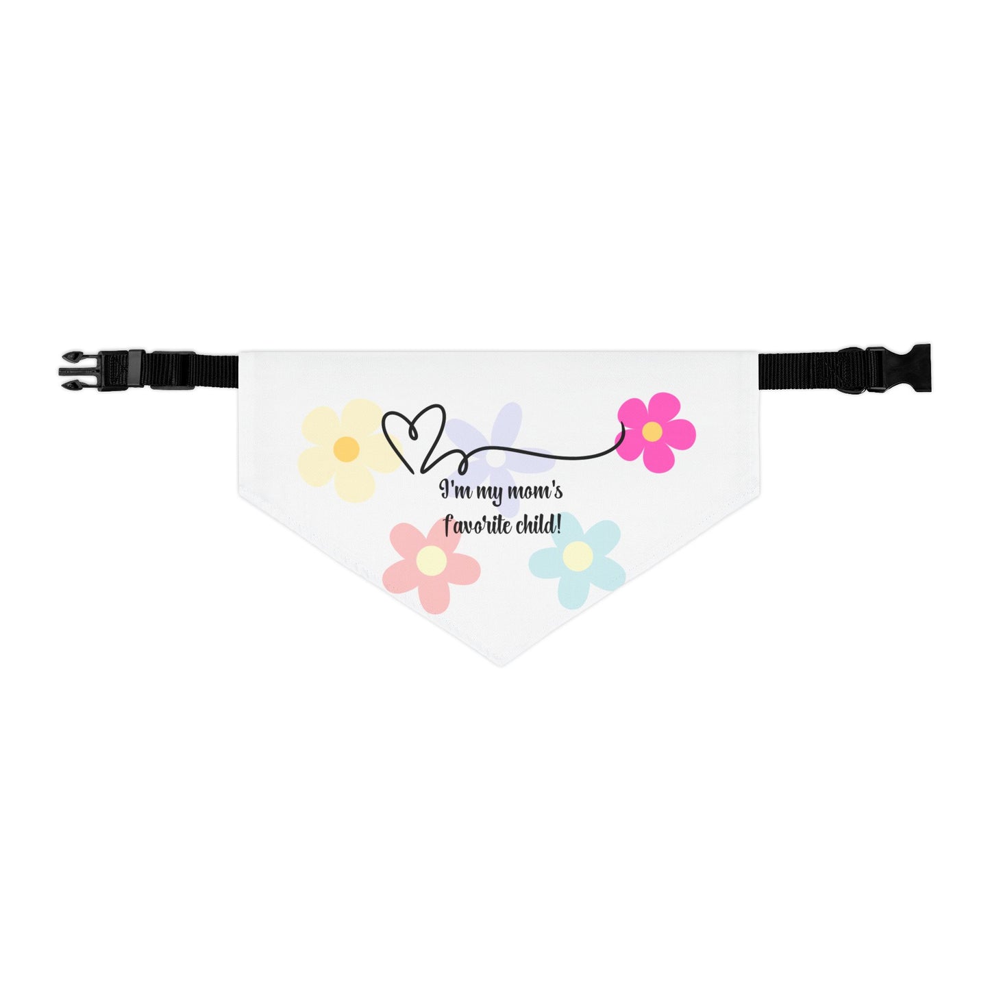 Flower Pet Bandana Collar