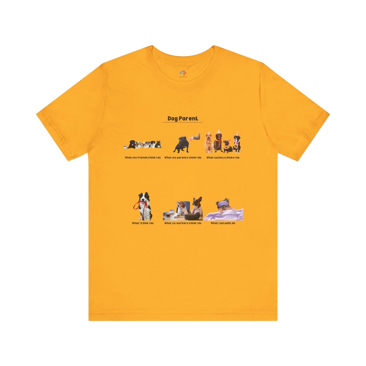 Funny Dog T-Shirt Meme - Color