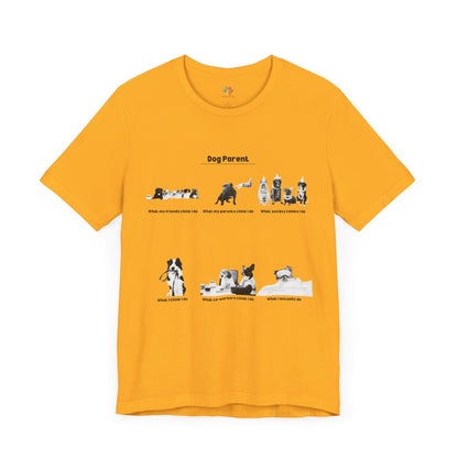 Funny Dog T-Shirt Meme - Mono (Black & White)