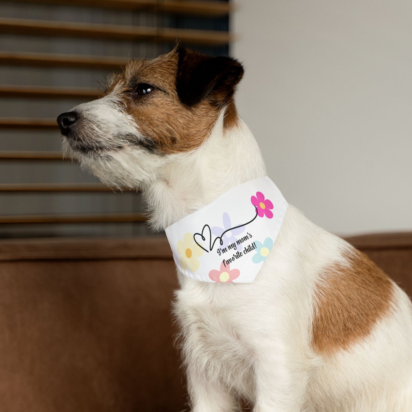 Flower Pet Bandana Collar